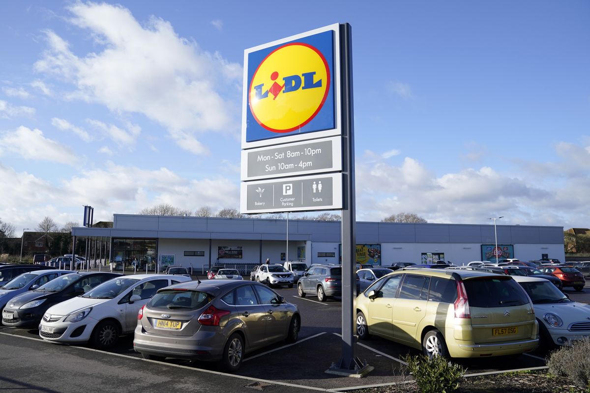 An image of a Lidl supermarket store in Chichester, Wessex Sussex