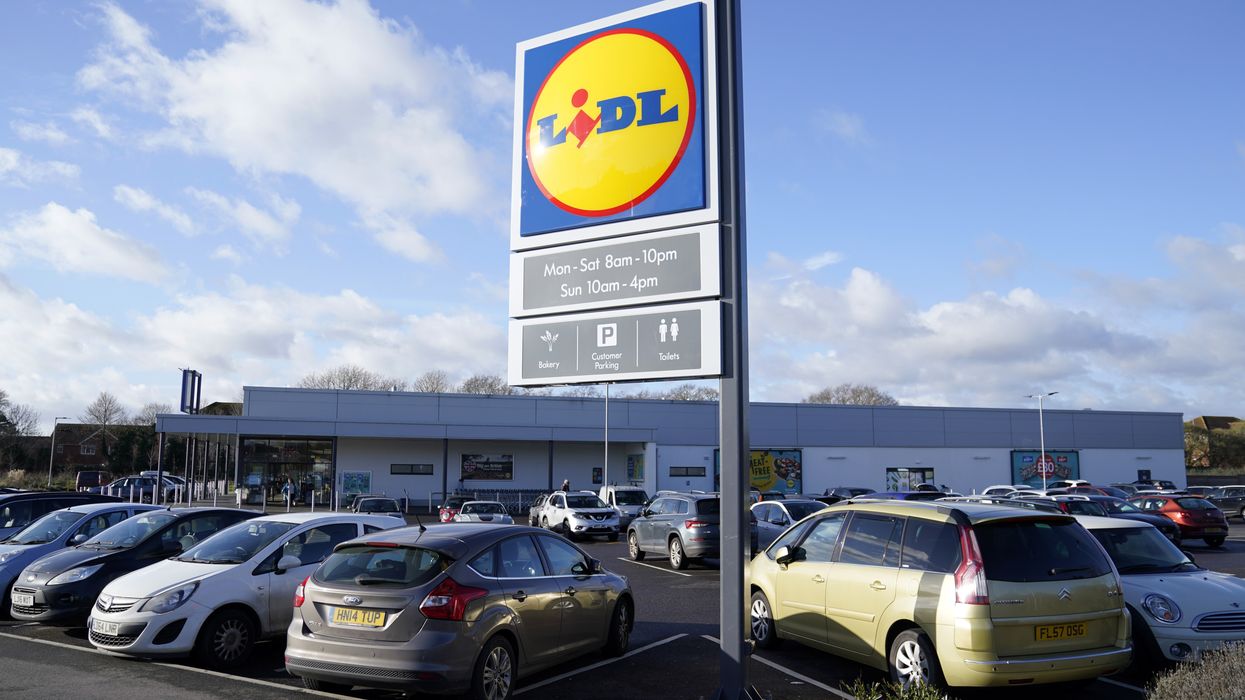 An image of a Lidl supermarket store in Chichester, Wessex Sussex