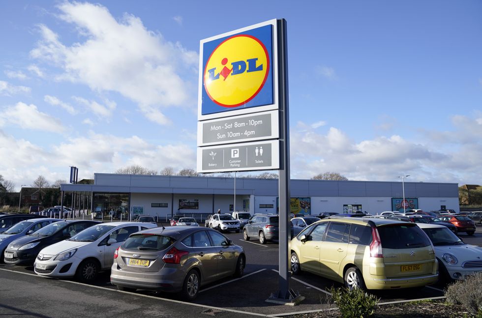 An image of a Lidl supermarket store in Chichester, Wessex Sussex