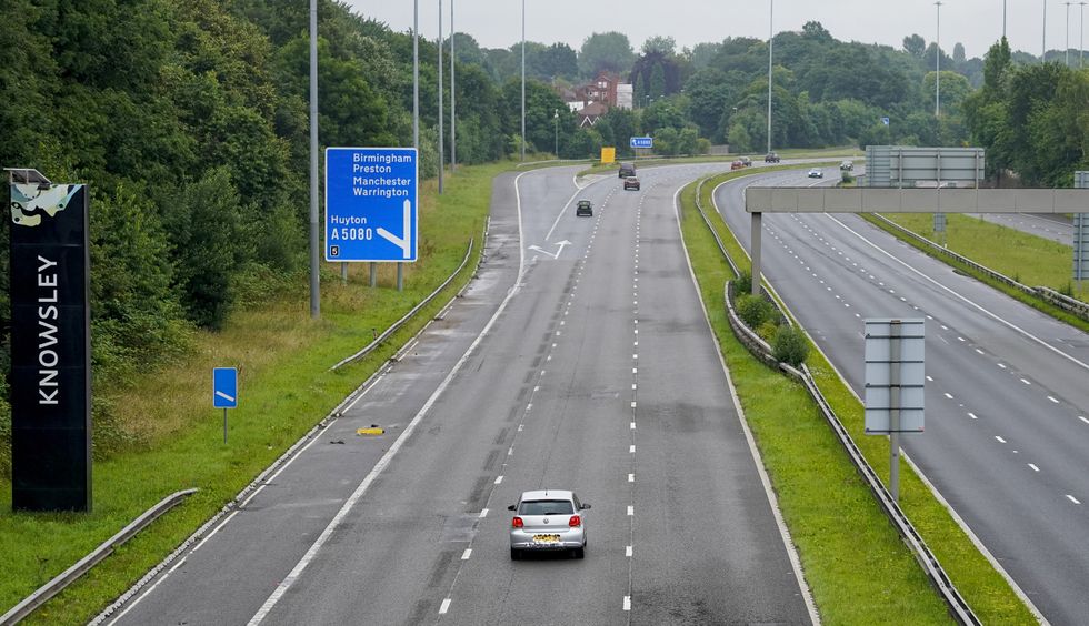 An image of a motorway in the UK