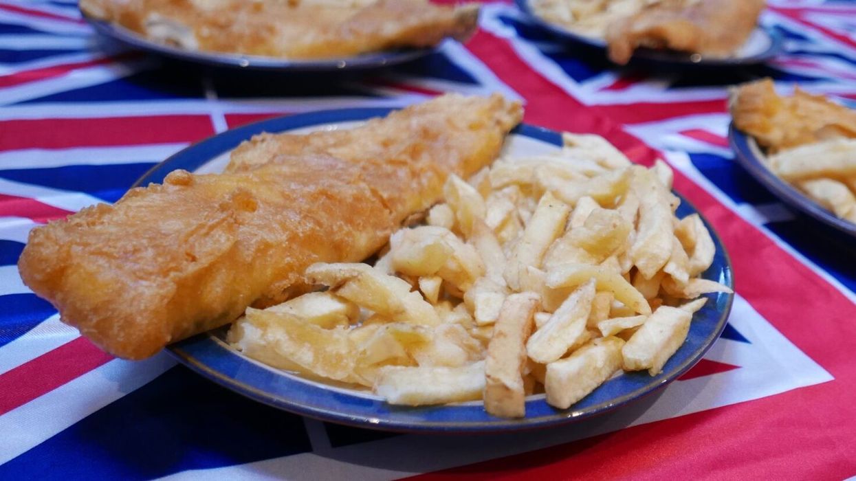 An image of a portion of fish and chips on Fish n Chickn's website