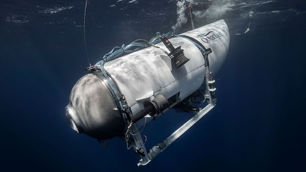 An image of a Titan submarine used for such expeditions