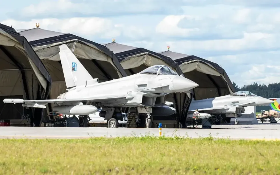 An image of an RAF fighter jet