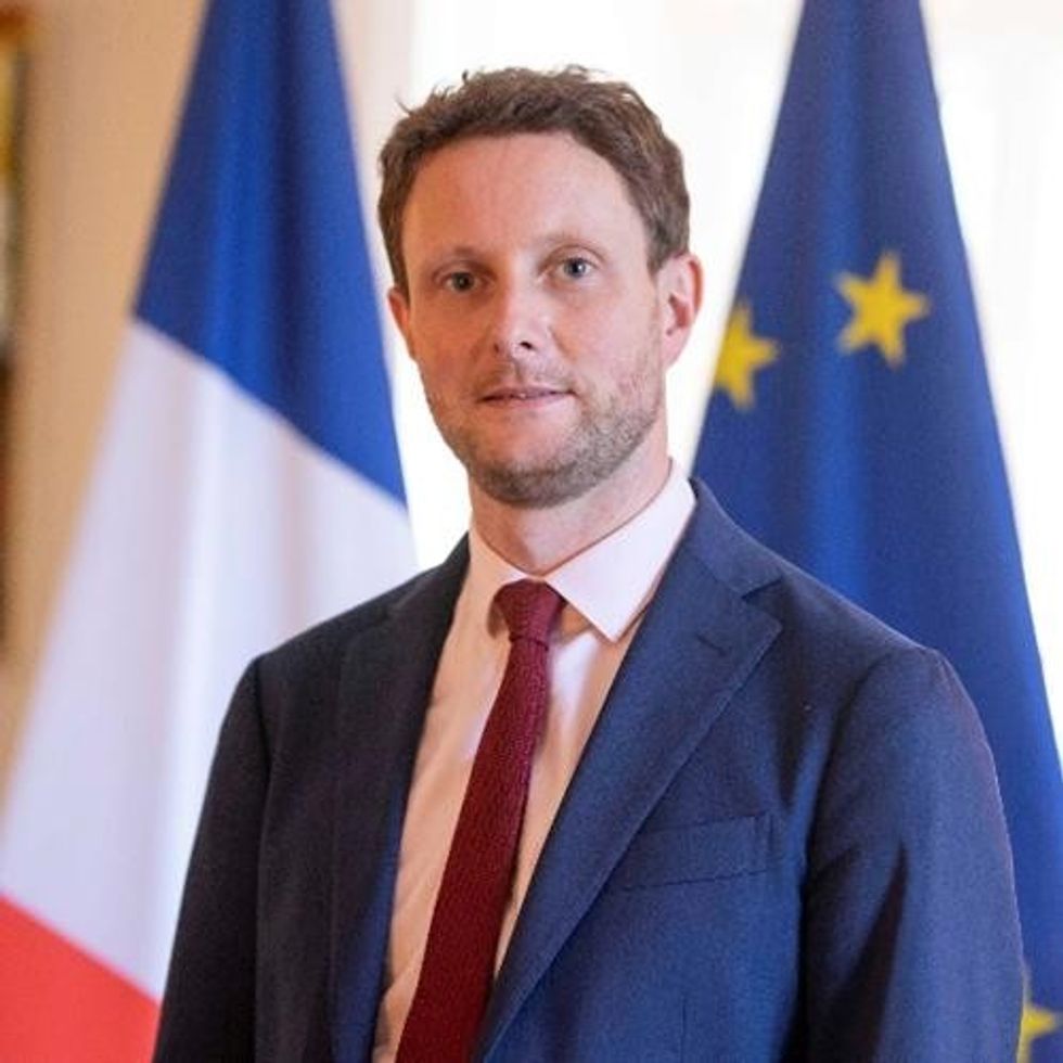 An image of French Transport Minister Clement Beaune