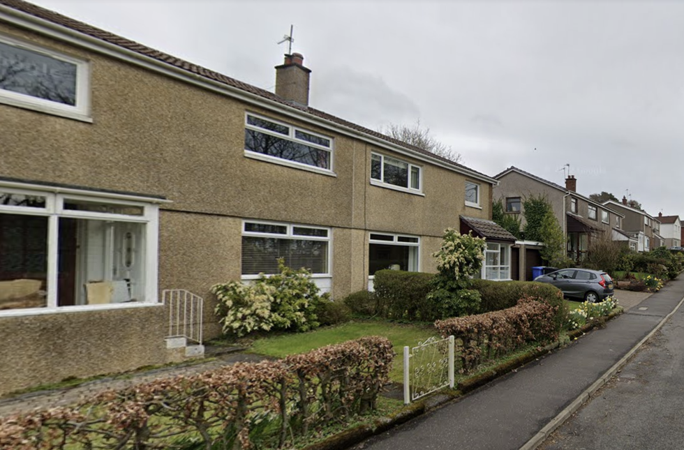 An image of houses on Clamps Wood Street in East Kilbride