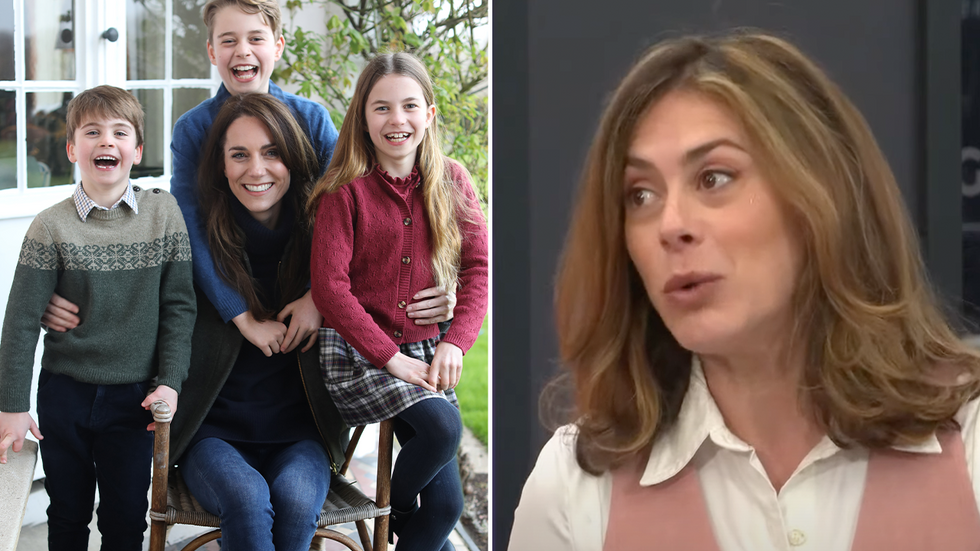 An image of Kate with her children