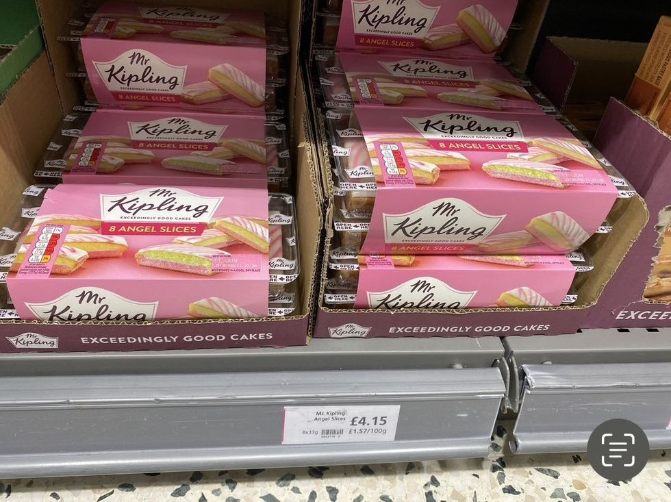 An image of Mr Kipling slices sold in Waitrose