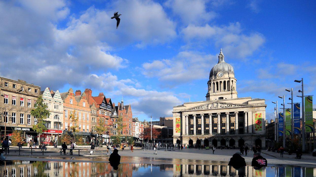 An image of Nottingham city centre