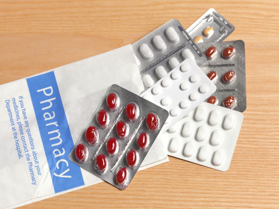 An image of prescribed drugs