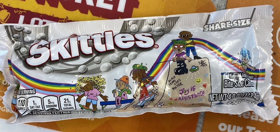 An image of some of the new limited edition packaging released by Skittles
