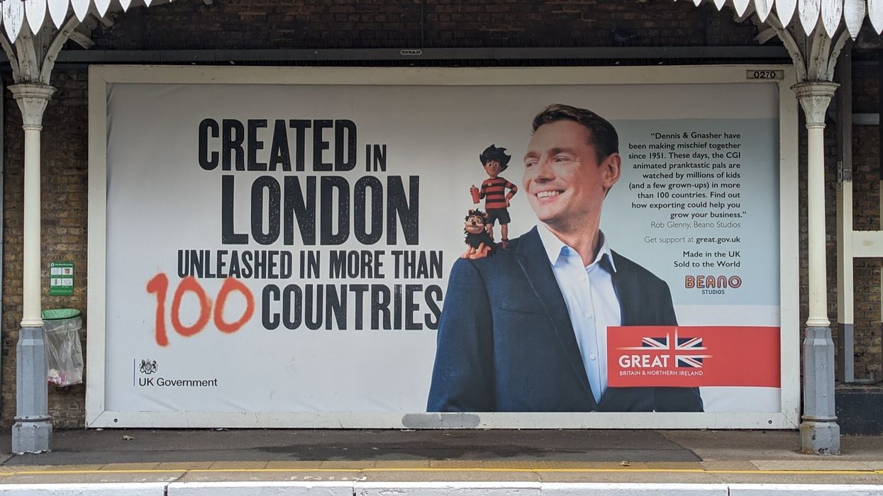 An image of the controversial billboard