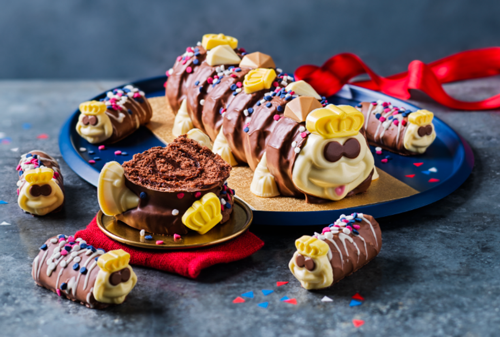 An image of the Coronation version of Colin the Caterpillar