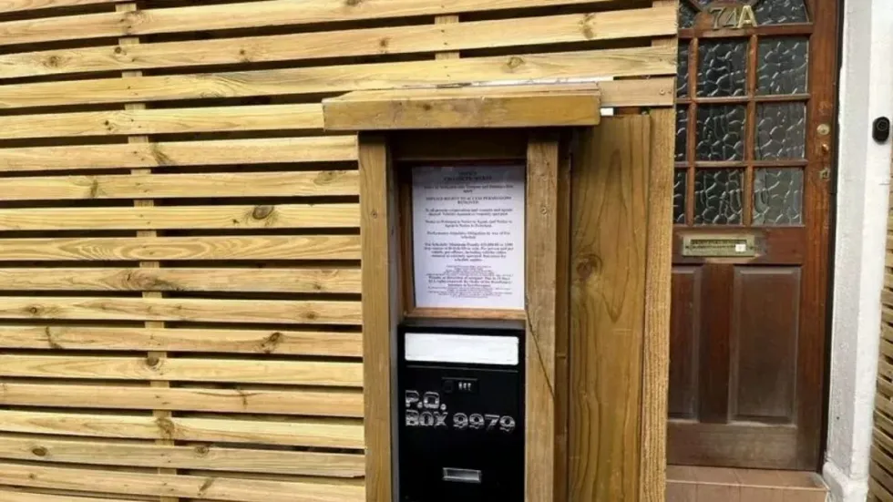 An image of the notice