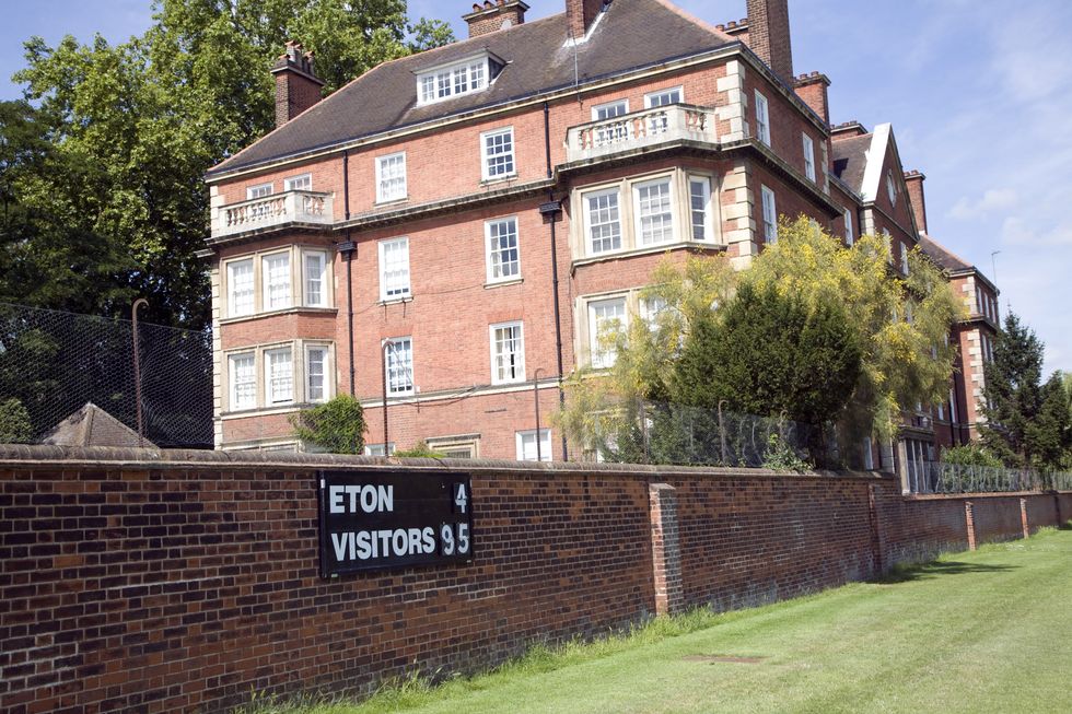 An image of the scoreboard at Eton