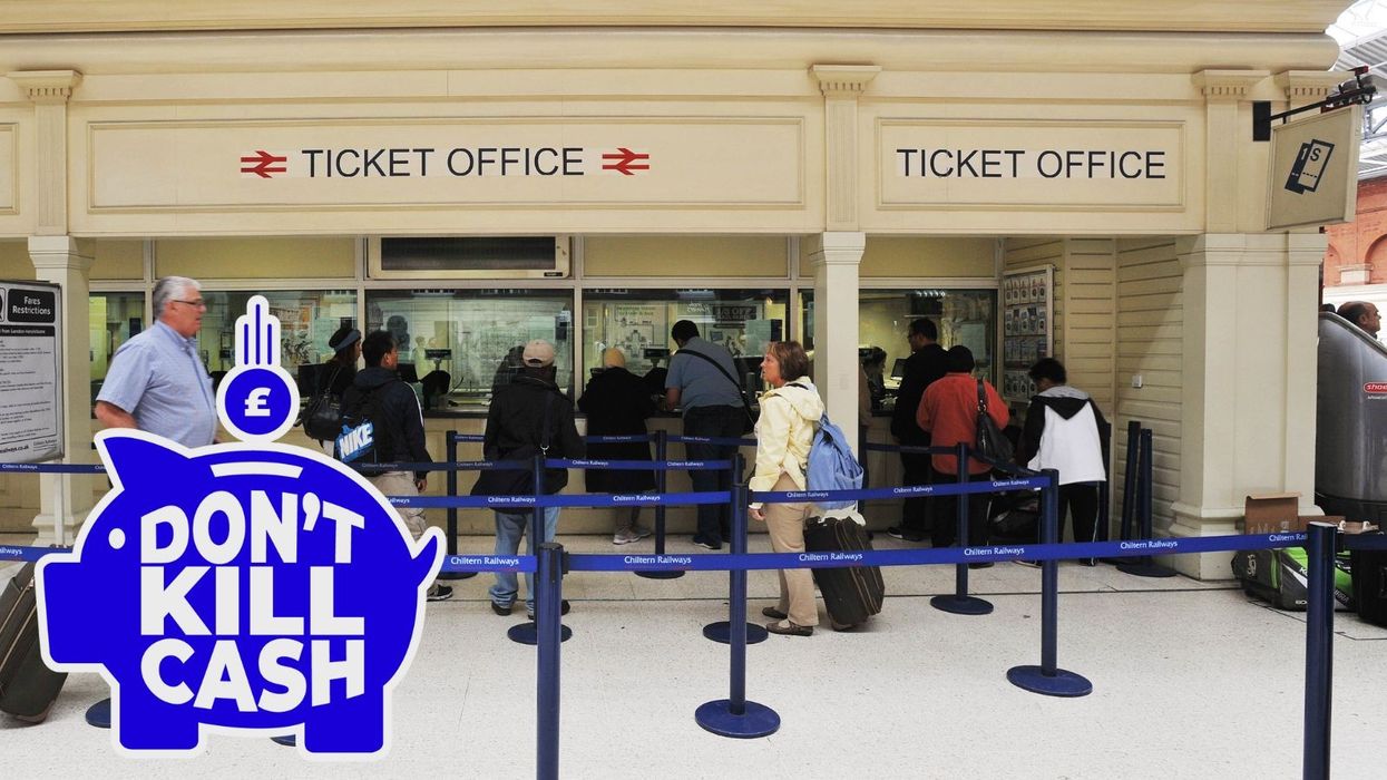 An image of the ticket office at Marylebone Station