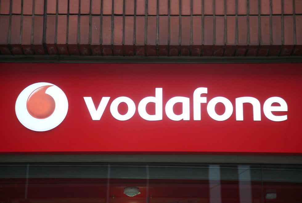 An image of the Vodafone phone store