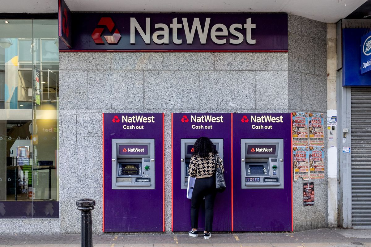 An image outside a NatWest bank branch