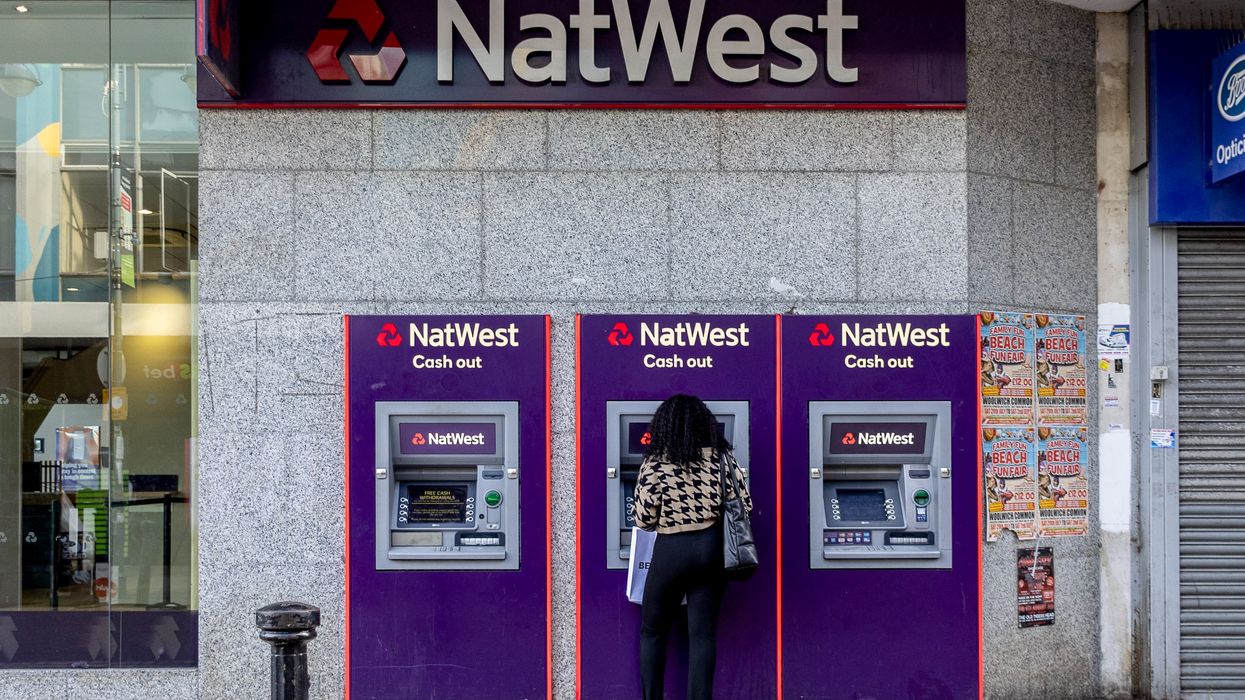 An image outside a NatWest bank branch