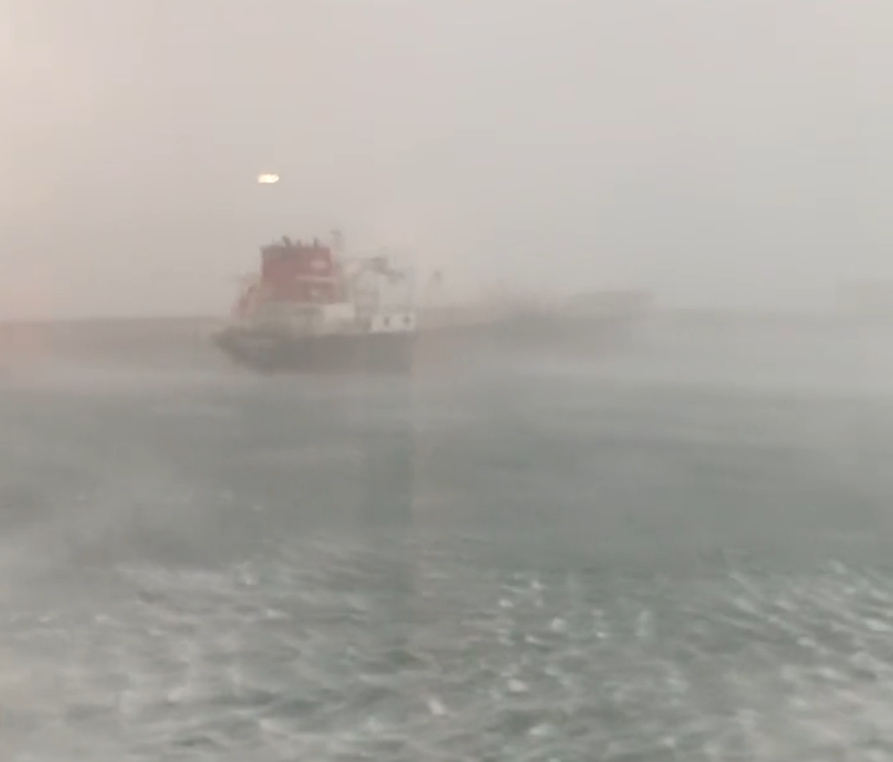 An image showing conditions off the Spanish coast
