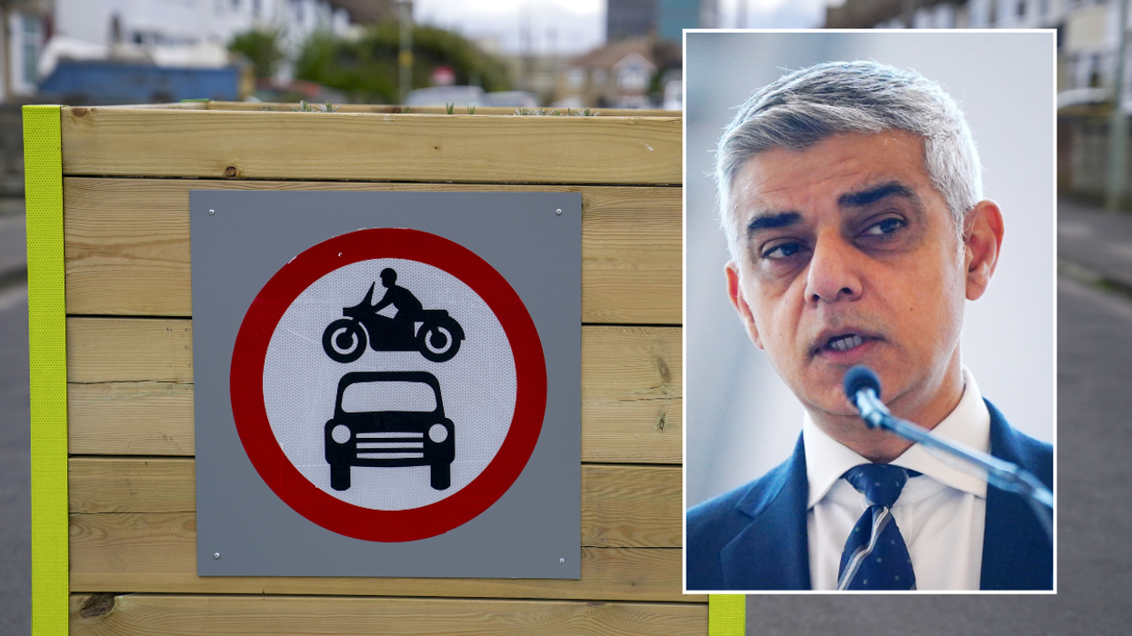 An LTN sign and Khan