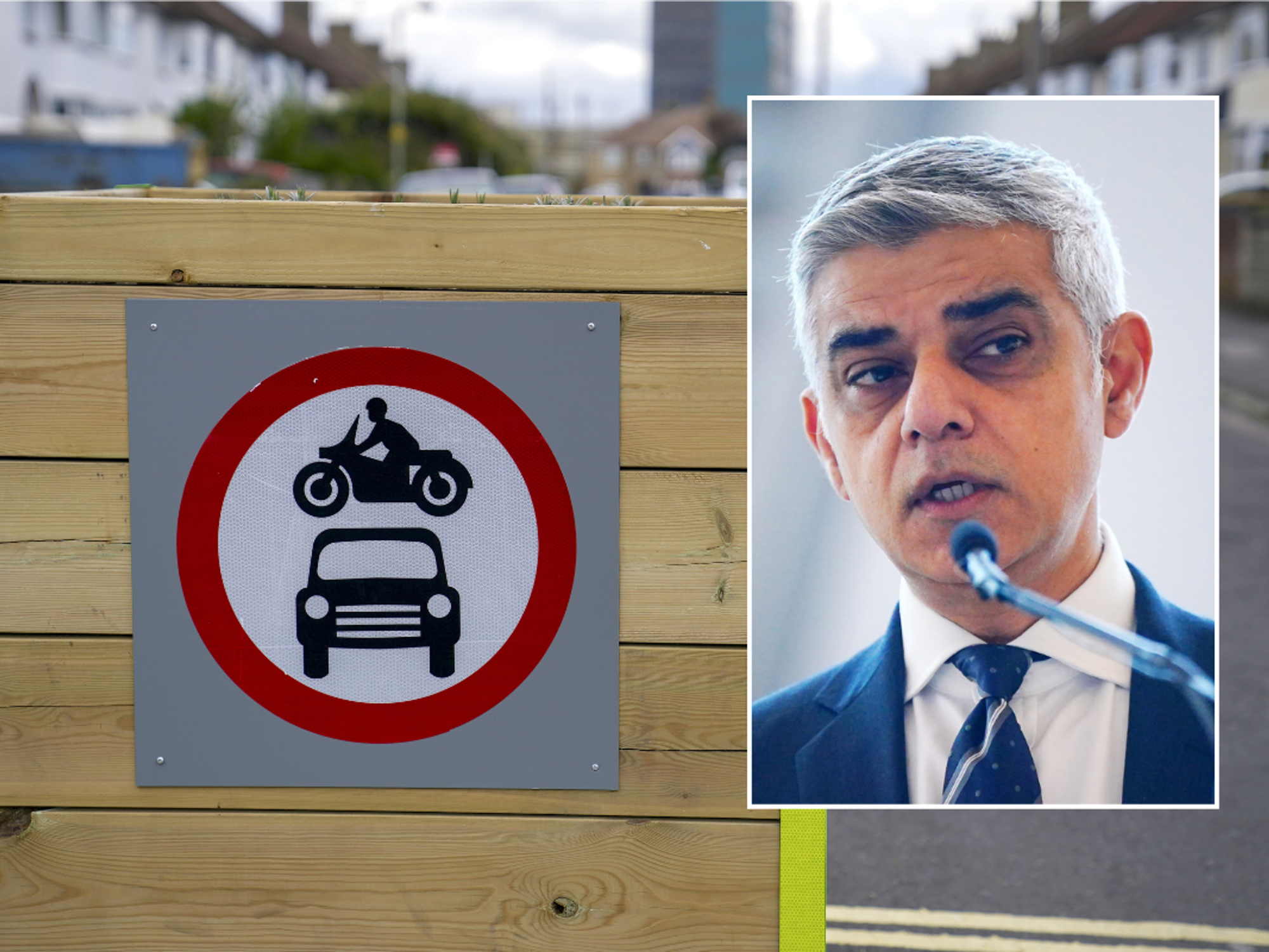 An LTN sign and Khan