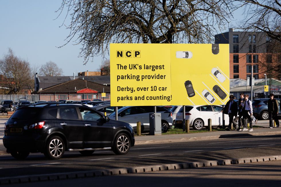 An NCP car park in Derby