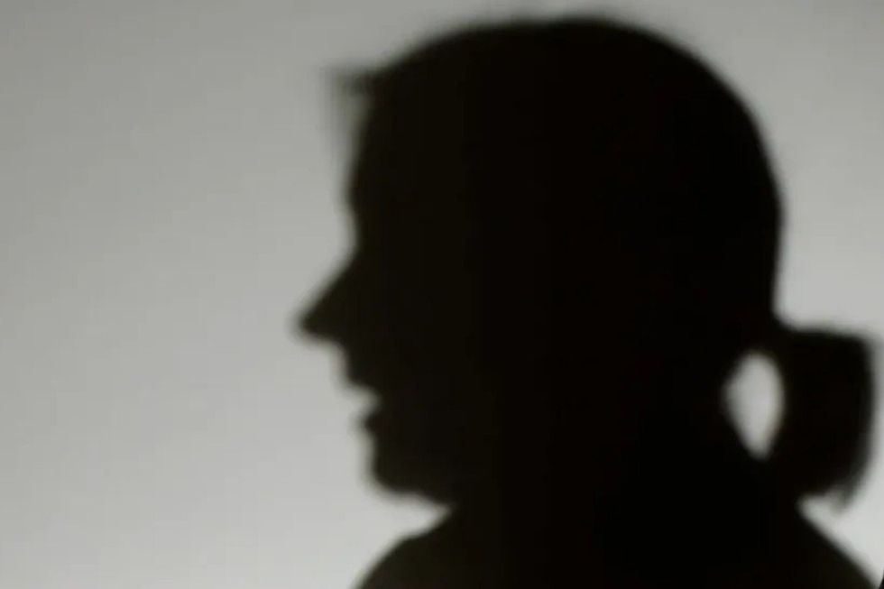 An outline of a victim