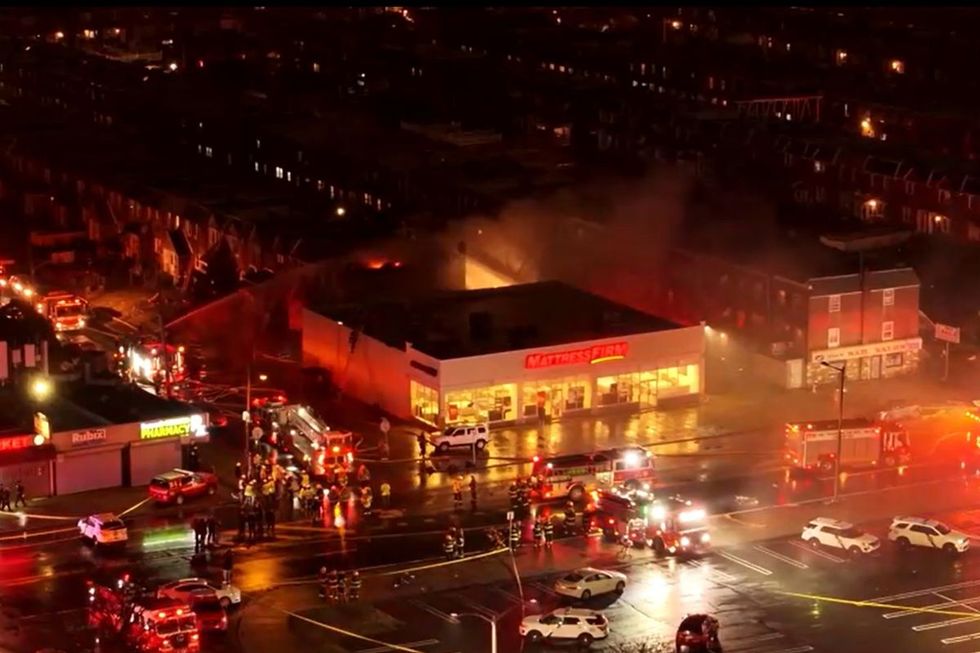 An overhead view from Philadelphia