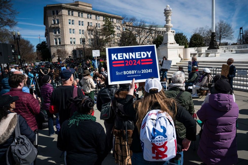An RFK sign