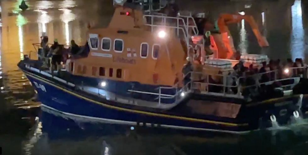 An RNLI vessel in Kent over the weekend