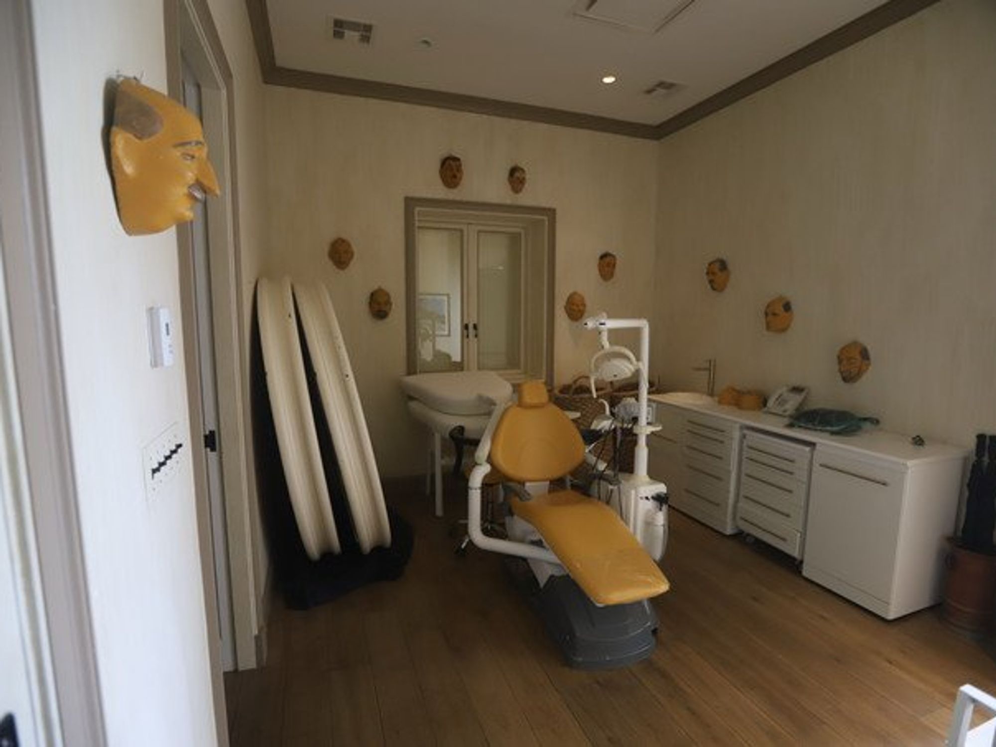 An undated photograph of Jeffrey Epstein’s island compound