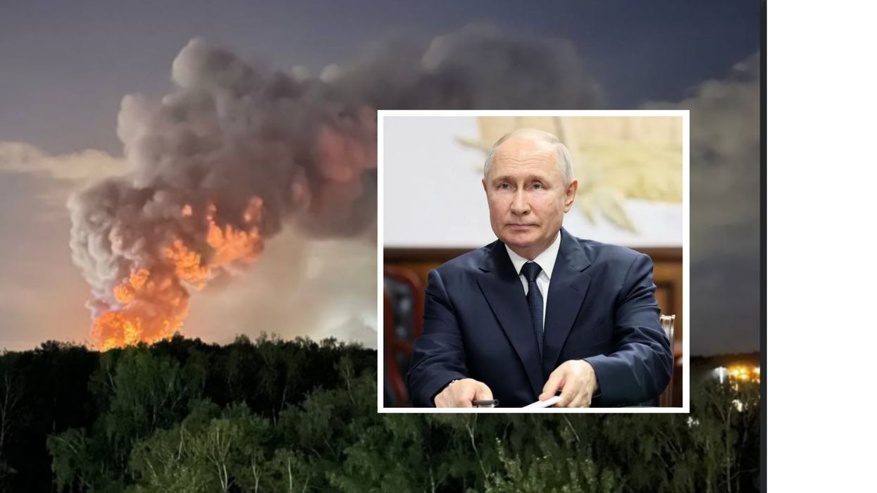 Huge fire near Putin's home spreading across Moscow
