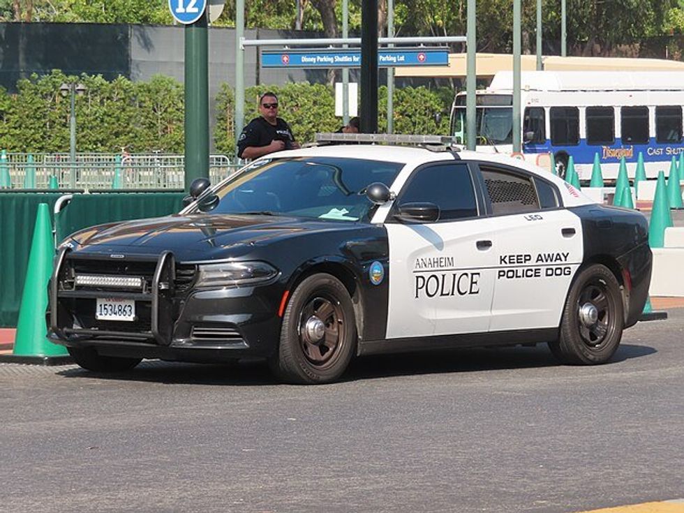 Anaheim Police Department vehicle
