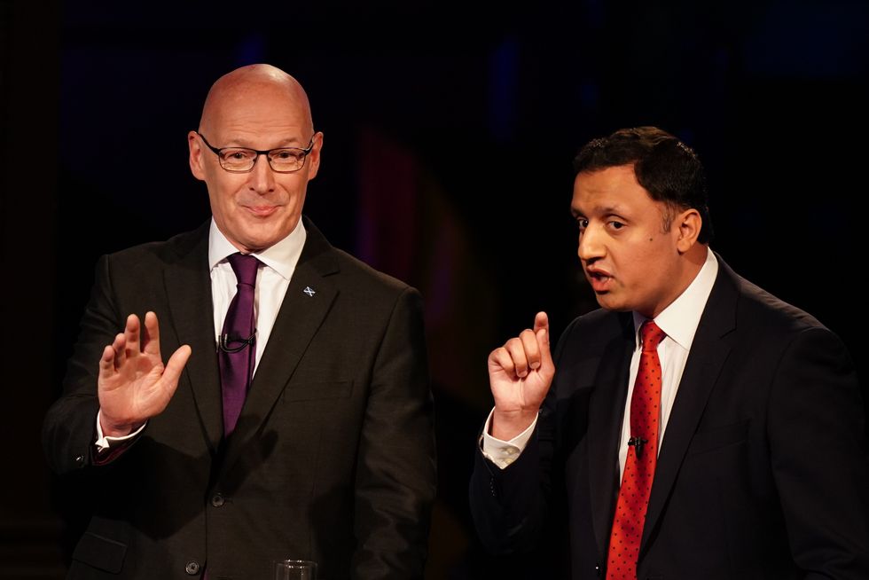 Anas Sarwar and John Swinney