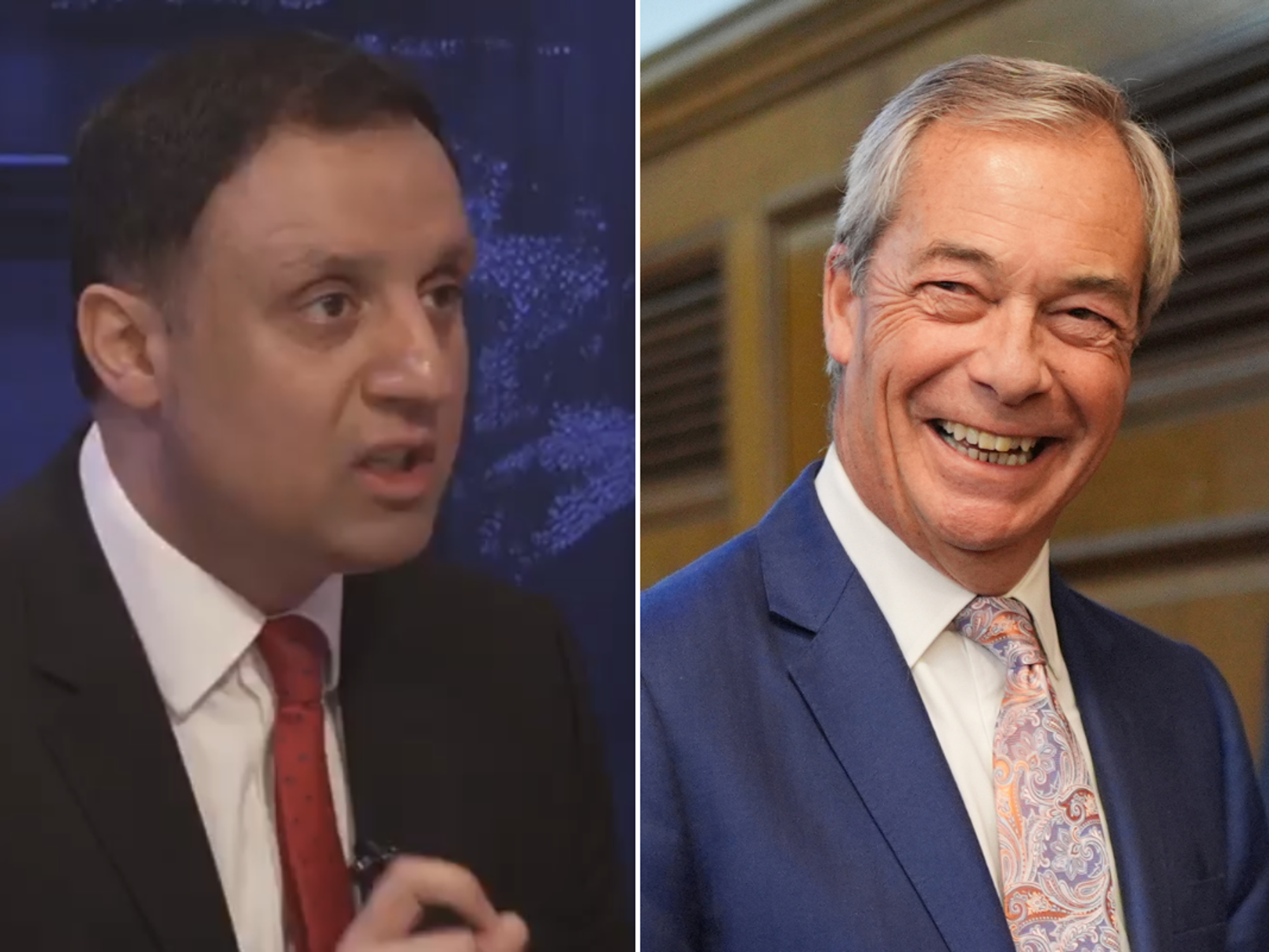 Anas Sarwar; Nigel Farage