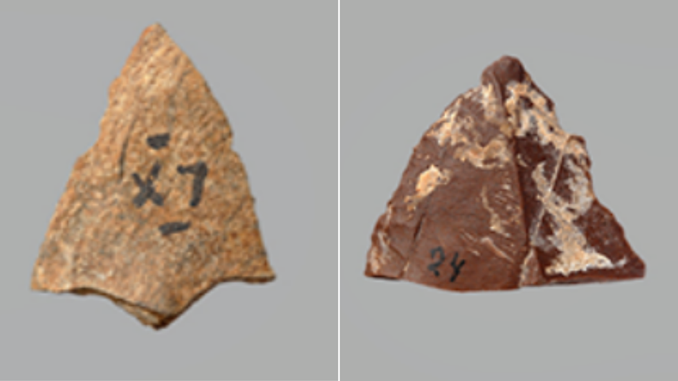 Ancient arrowheads