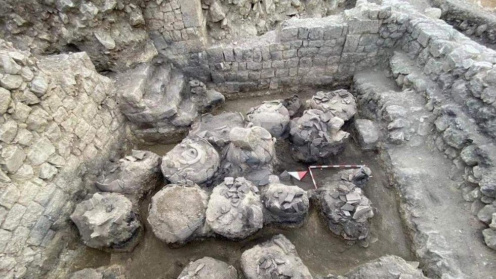 Ancient bread loaves