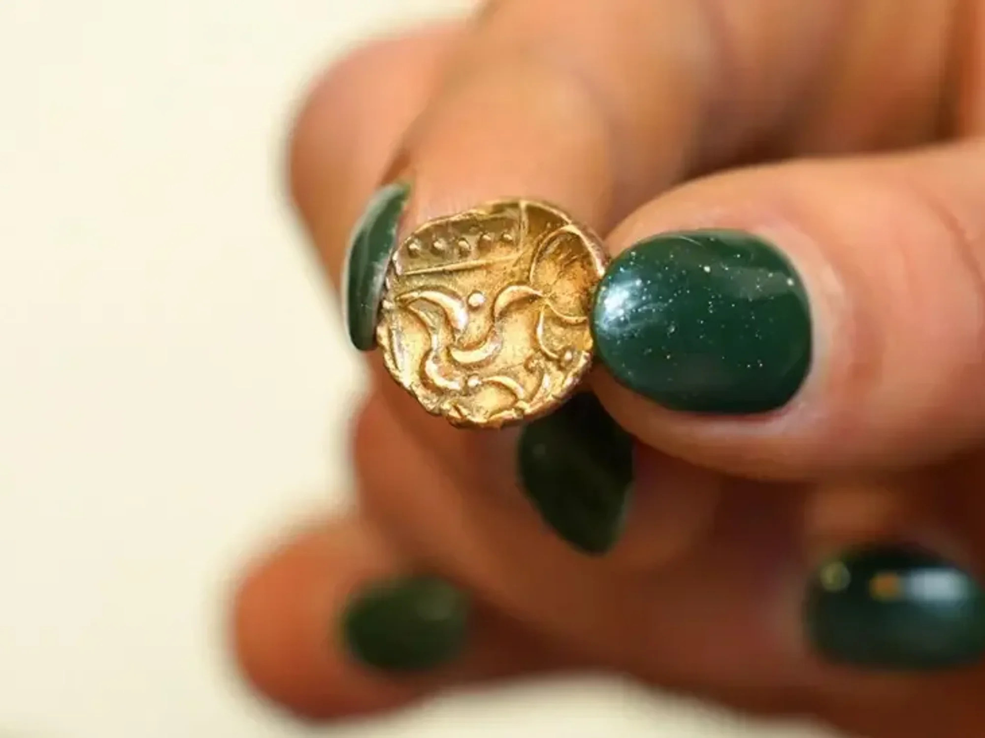 Ancient iron age coin