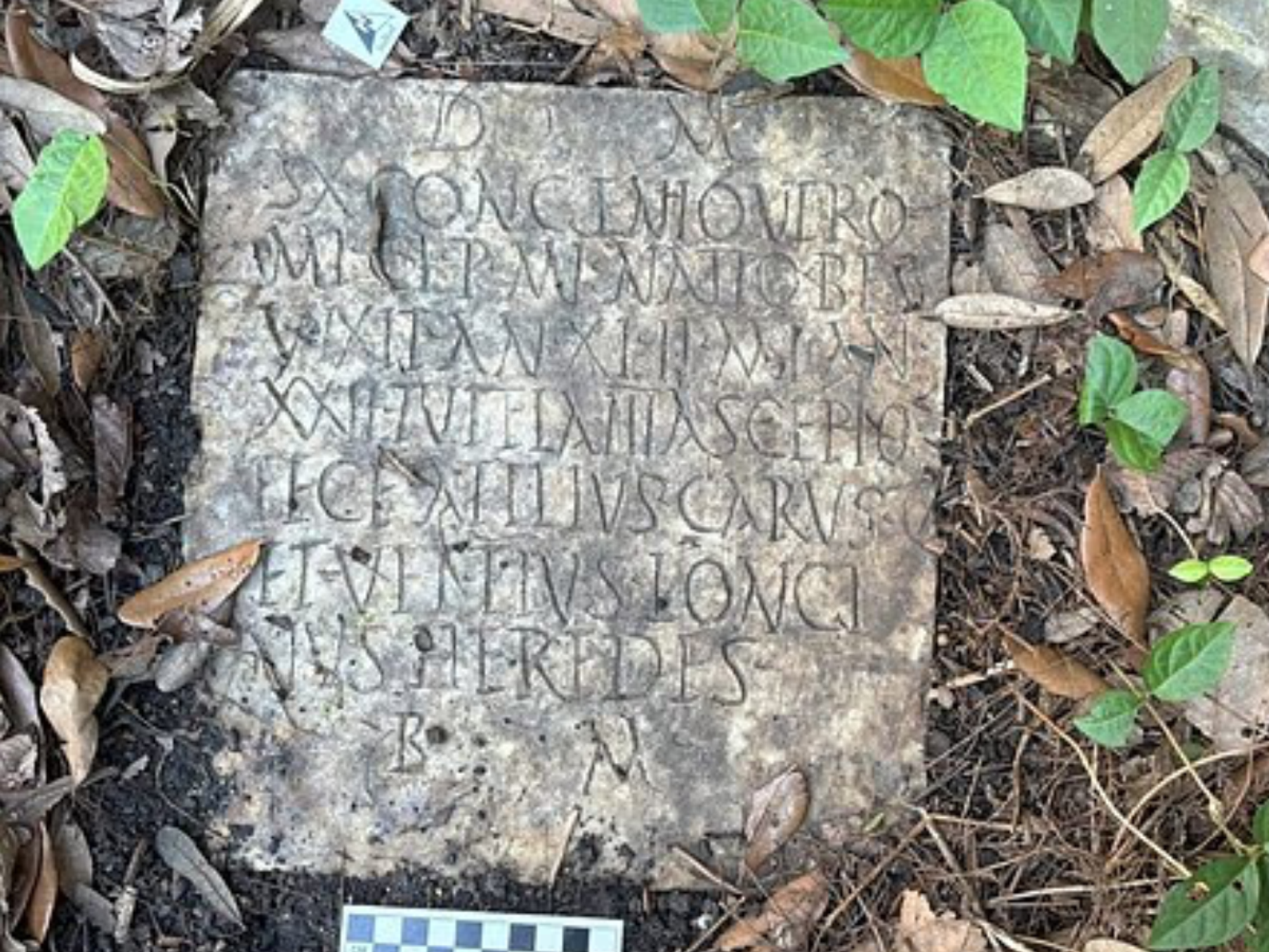 Ancient Roman tablet found in Louisiana