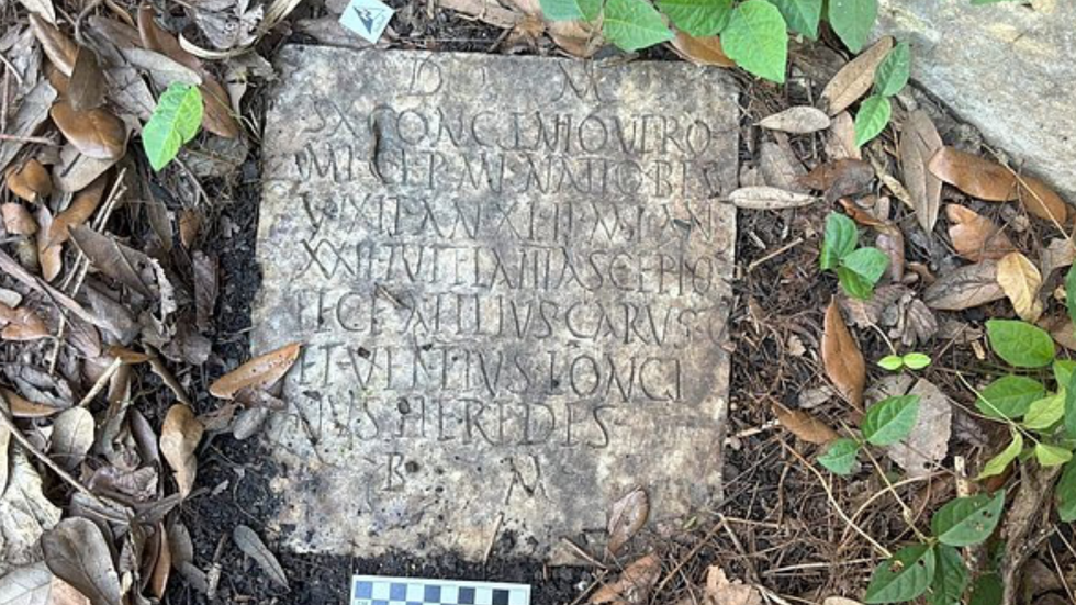 Ancient Roman tablet found in Louisiana