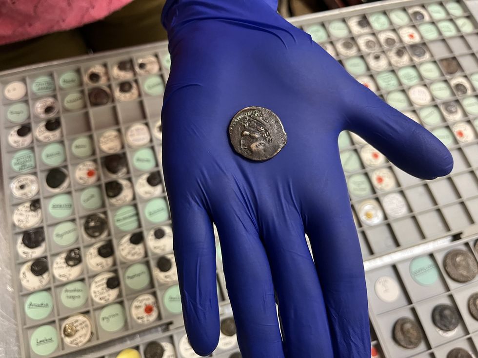 Ancient Spanish coin