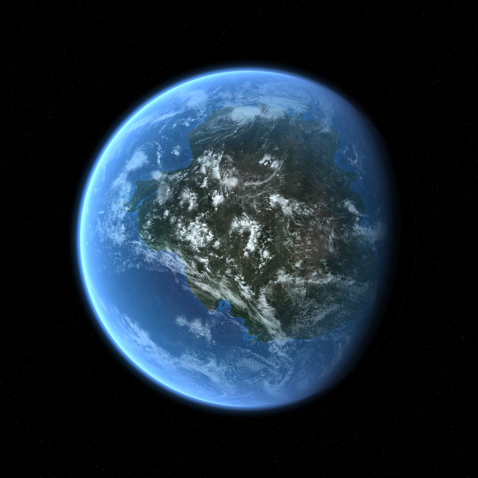 Ancient supercontinent of Gondwana