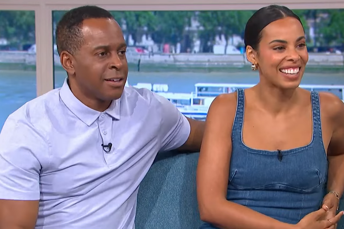 Andi Peters and Rochelle Humes