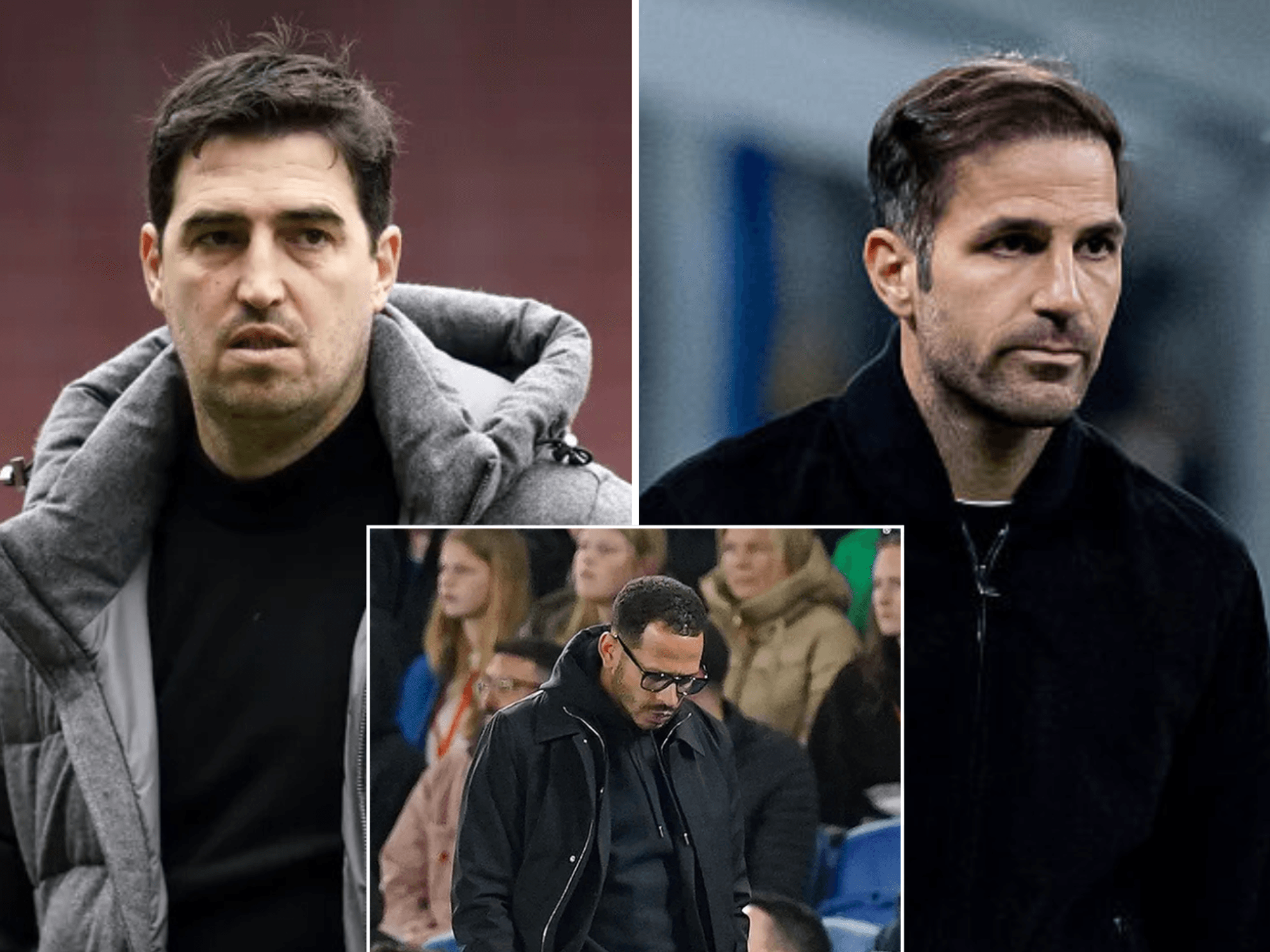 Andoni Iraola, Cesc Fabregas, Liam Rosenior