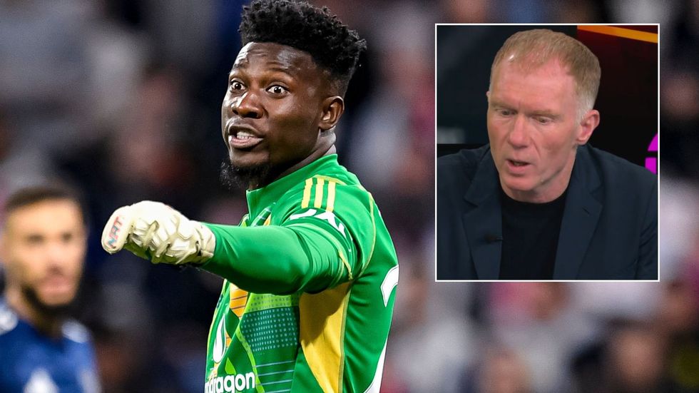 Andre Onana Paul Scholes Manchester United