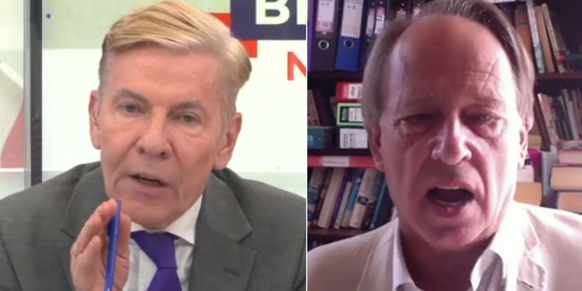 NextImg:'Oh come on!' Furious GB News row breaks out as Andrew Pierce hits back: 'BBC is the biased one!'