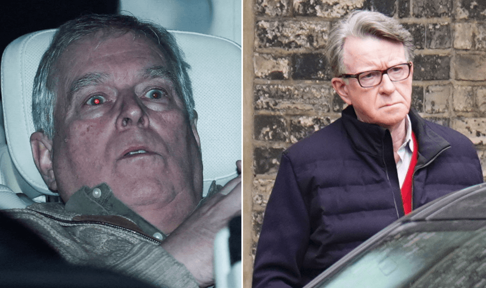 Andrew and Peter Mandelson