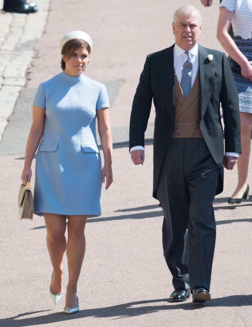 Andrew and Princess Eugenie