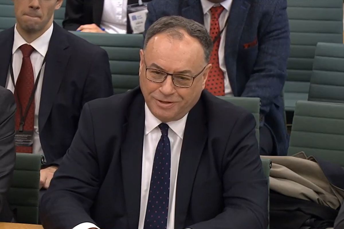Andrew Bailey in a select committee
