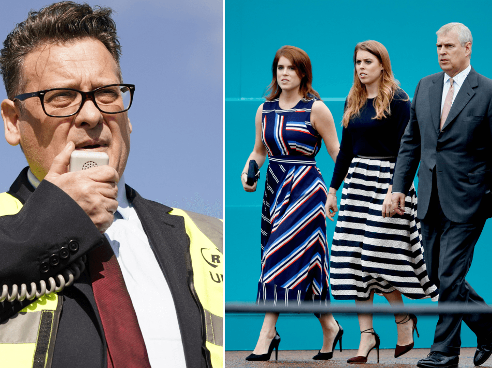 Andrew, Beatrice and Eugenie